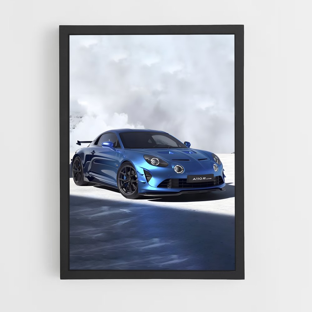 Poster Évasion de routes – affiche Alpine (vue 2)